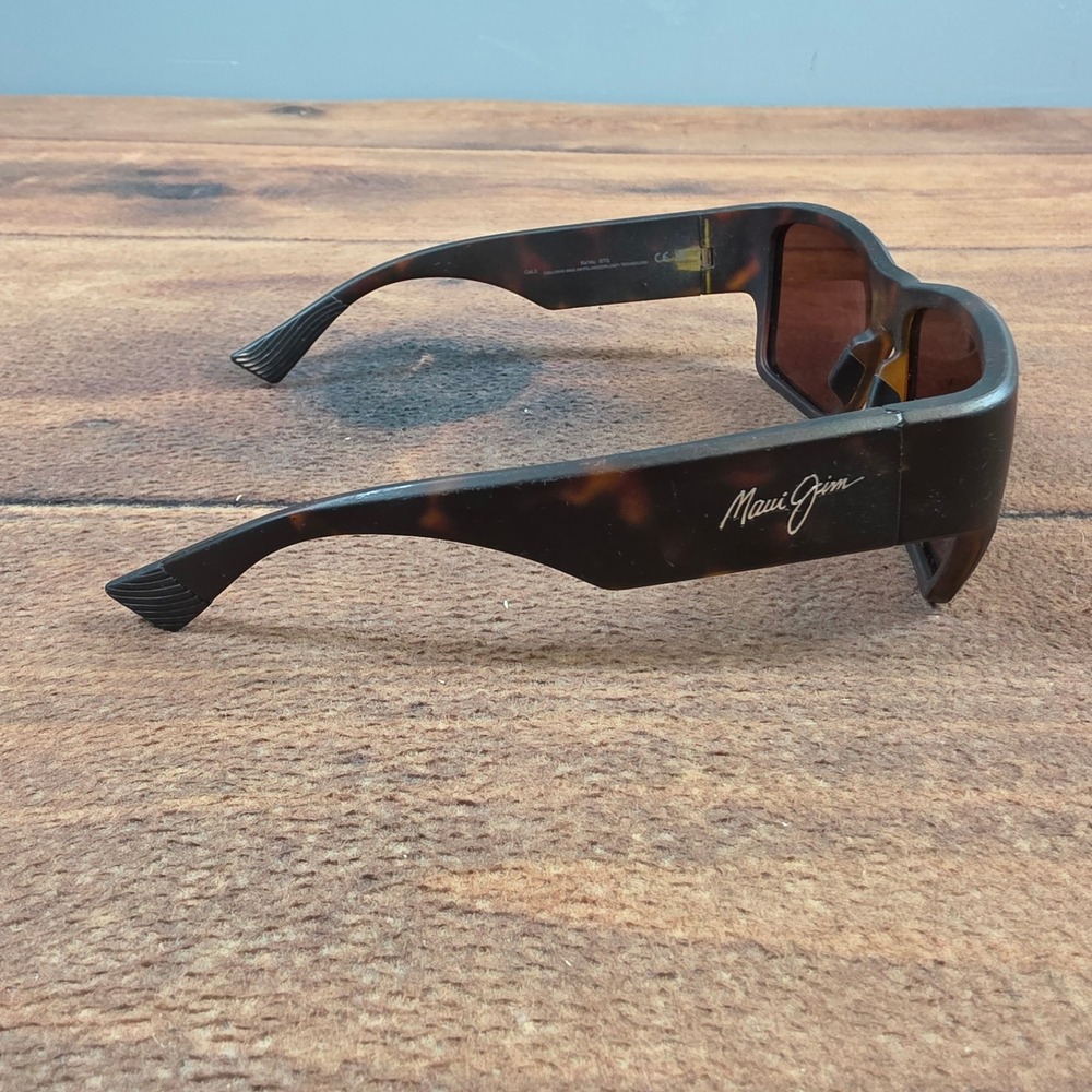 Maui Jim Ka'olu Sunglasses Mens XL Tortoise Good Polarized MJ0614S 002 - Picture 13 of 15